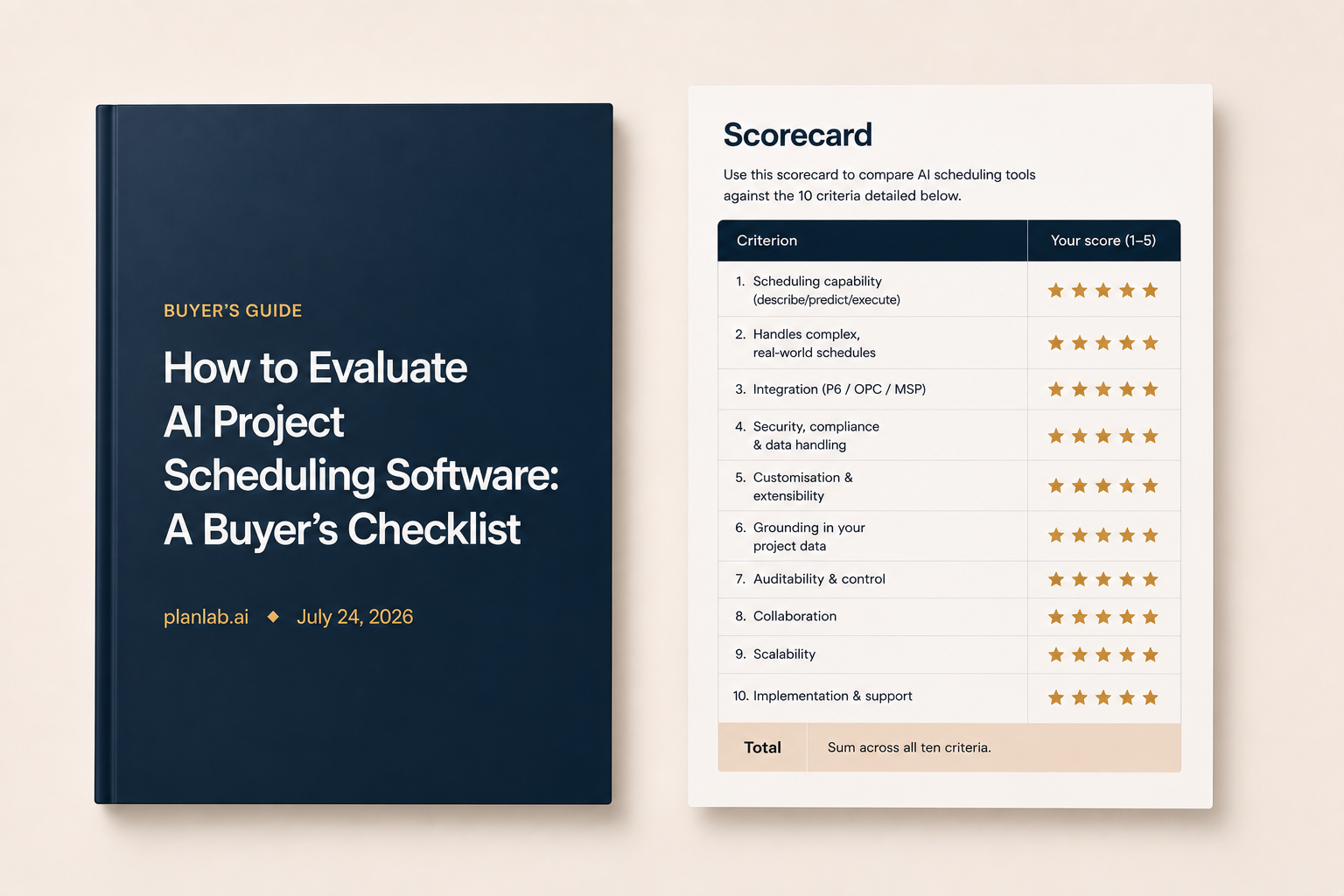 How to Evaluate AI Project Scheduling Software: A Buyer’s Checklist